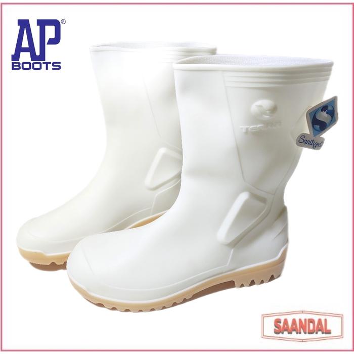 Terbaru Sepatu Boot Pendek AP Boots Terra Eco 5 Putih White Medis Medical
