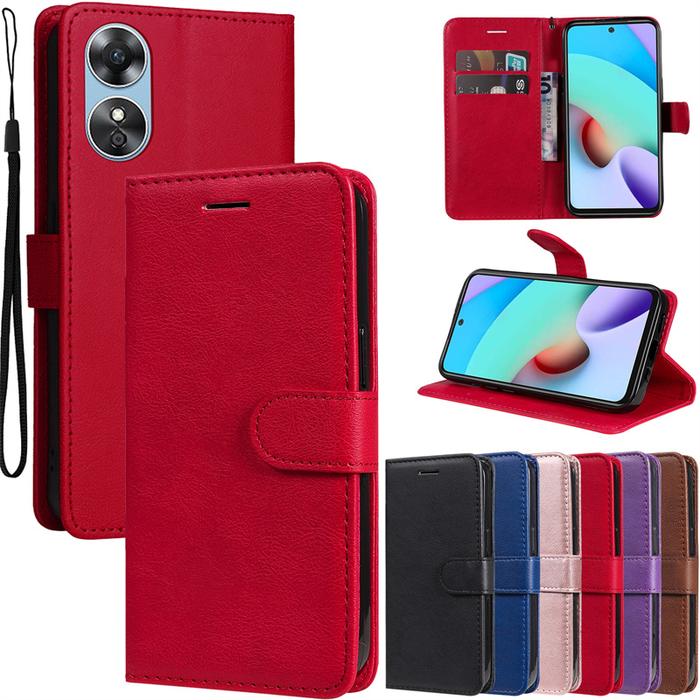 For Oppo A17 CPH2477 Case Flip Book Stand Funda For Oppo A57 2022 5G