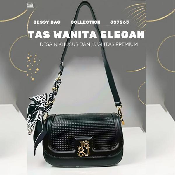 JessyBag Tas Wanita Import Original JS7563 Handbag & SlingBag Kulit Sintetis Premium Desain Kokoh El