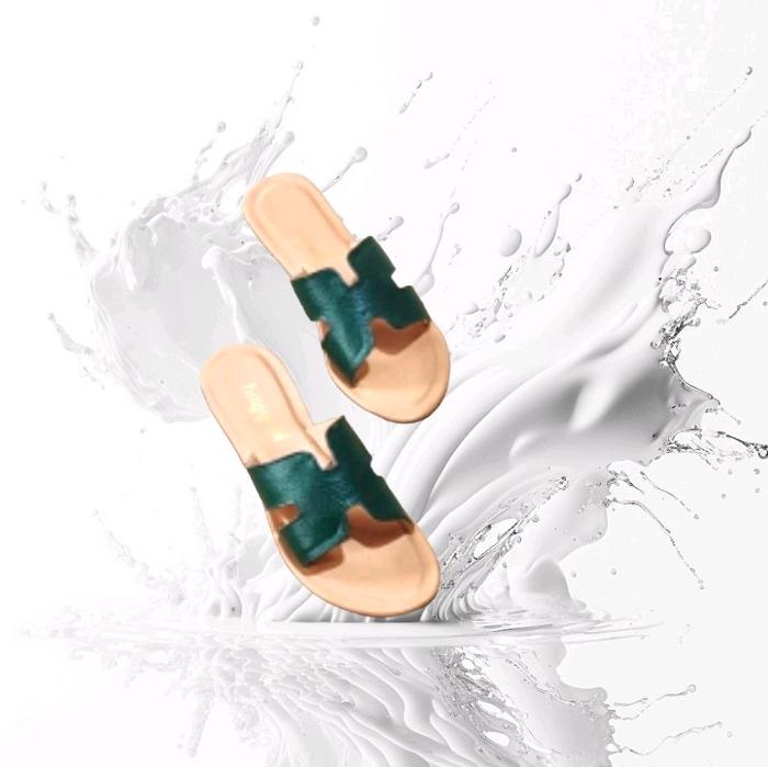 Sandal Kokop Kulit Asli / Sandal Teplek Kulit Asli / Sandal Wanita Asli Kulit