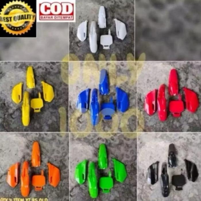 SIDE PANEL OLD SIZE PANEL YZ85 OLD FRONT FENDER PLATE NUMBER YZ85 SIDE PANEL YZ 85