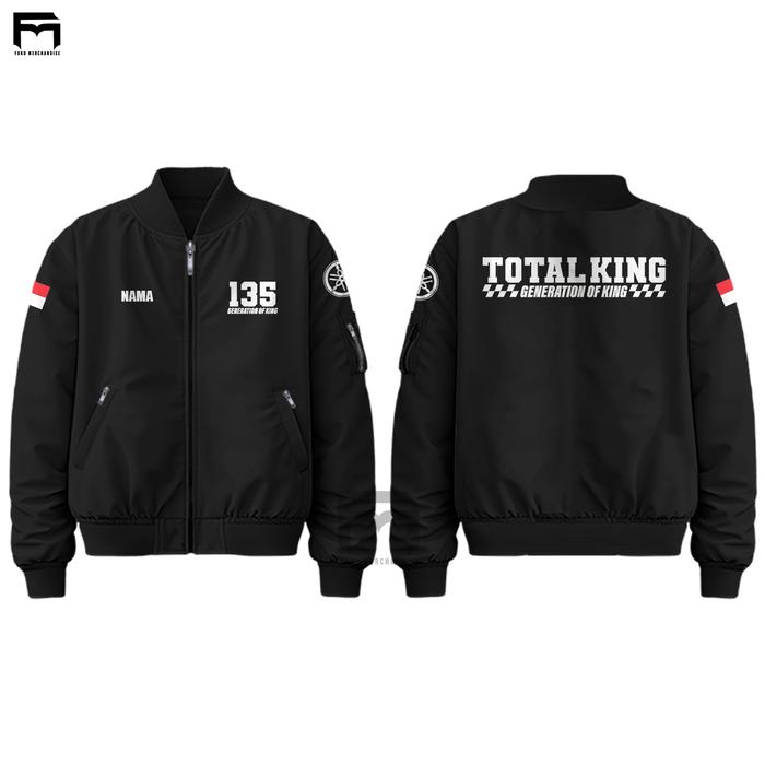 Jaket Bomber Rx King 135 Total King Generation Of King Custom Nama Bahan Taslan Waterproof