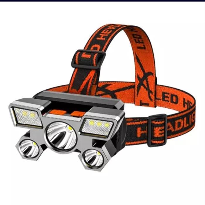 SENTER KEPALA HIGH POWER CHARGER USB / SENTER KEPALA 5 MATA LED DAN SENTER 1 MATA LED / HEADLAMP CRE