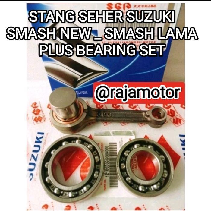 STANG SEHER PLUS BEARING KRUK AS 6007-6205 PLUS RANTAI KETENG SMASH OLD SMASH NEW SGP