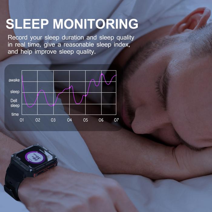 C20Pro Smart Watch Men Voice Assistant Bluetooth Call Business Outdoor Sports IP68 Waterproof Women 