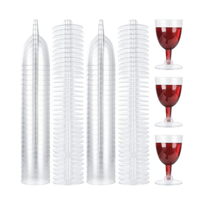 Plastic Wine Glasses, Red Wine Glasses, Clear Plastic Wine Cups,