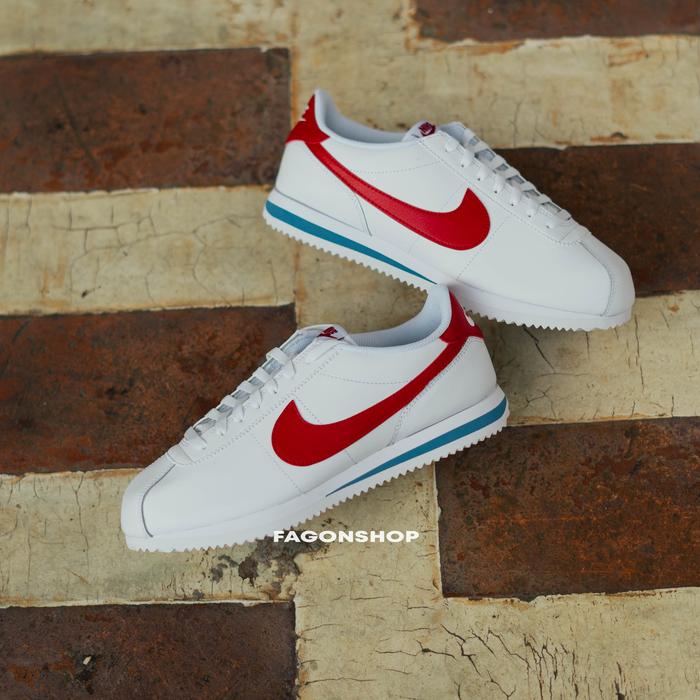 NIKE CORTEZ VARSITY RED/BLUE BLANC ROUGE ORIGINAL 100%- BNIB