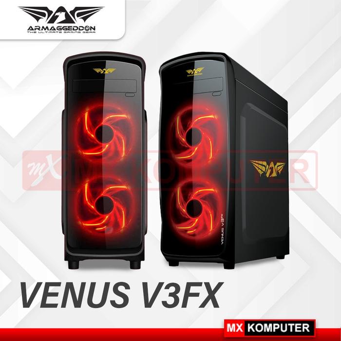 Case Casing PC Gaming Armaggeddon Venus V3FX Black