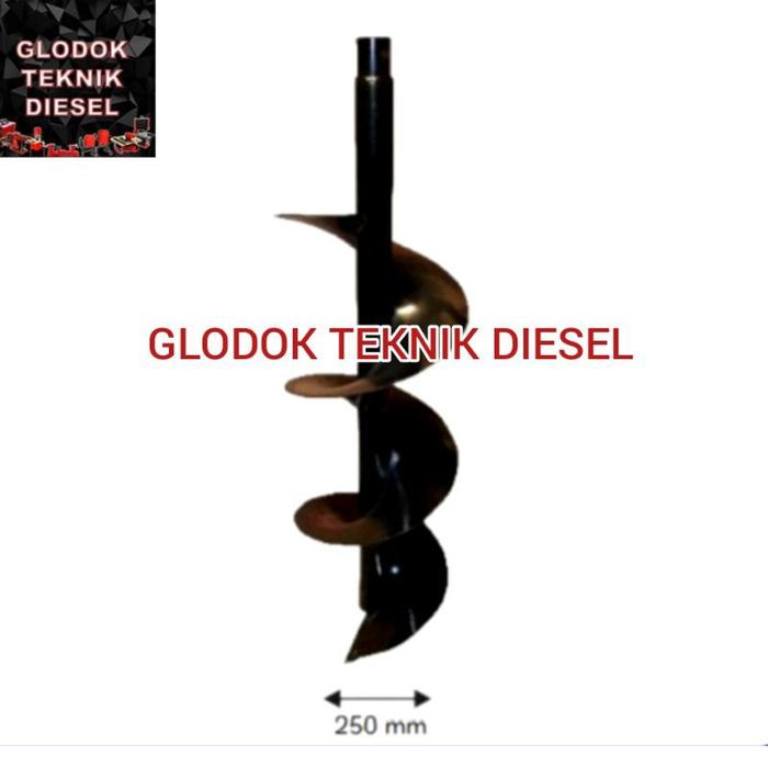 EARTH AUGER MATA BOR TANAH BIOPORI SUMUR - 250 MM ( 10 INCH )