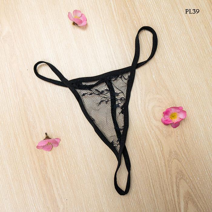 PROMO SPECIAL BAJU TIDUR WANITA LACE LINGERIE JUMBO BATWING SEXY HITAM PL39