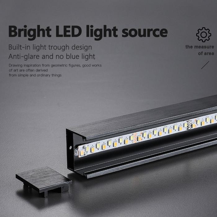 Lampu Plafon LED Hias Chandelier Dimmable 4 Strip 3 Color Remote