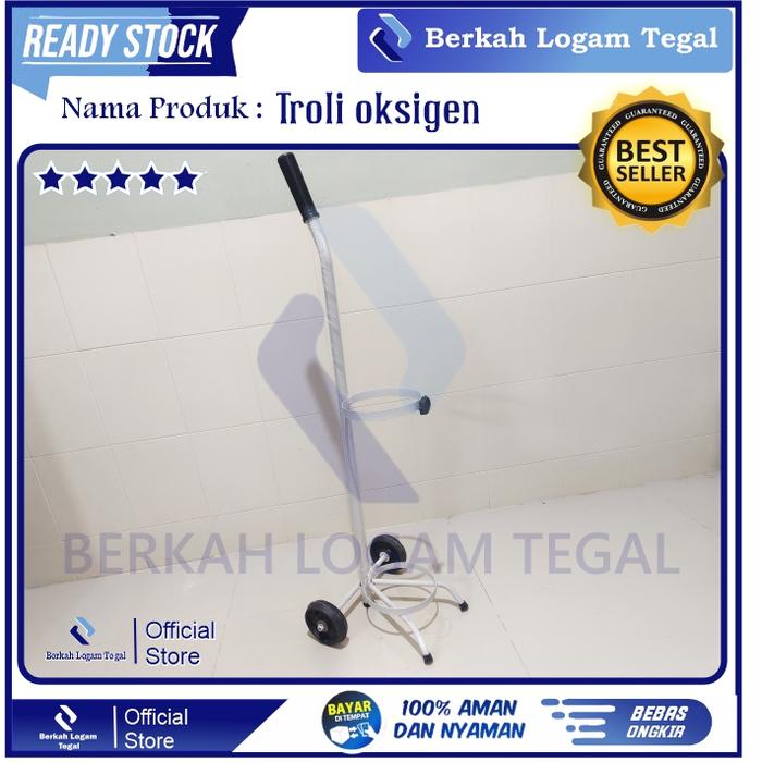 Troli oksigen troly tabung oksigen 1m3