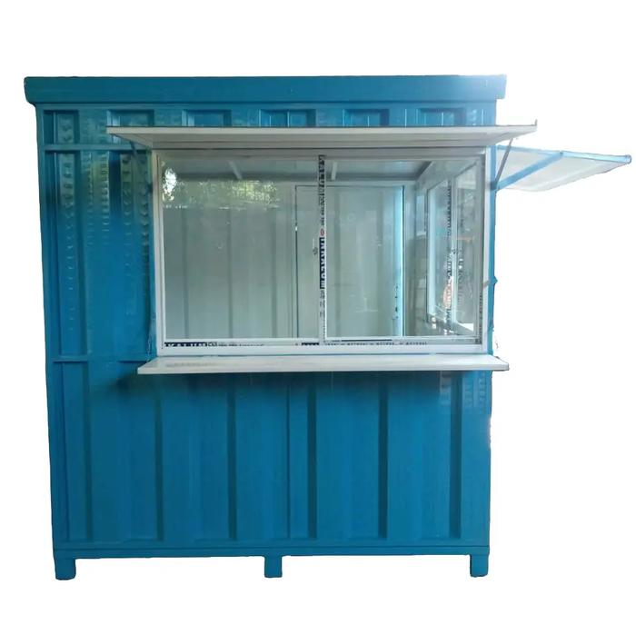 Booth Container / Gerobak stand kontainer KNOCKDOWN 2x2x2
