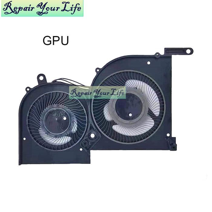 Laptop cpu gpu cooling fans for MSI GS66 Stealth 10SD 10SGS 10SFS