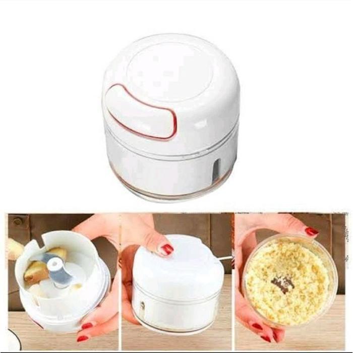 Blender Tarik Mini Manual Blender Penghancur Bawang Cabe Daging Blender Tangan Mini
