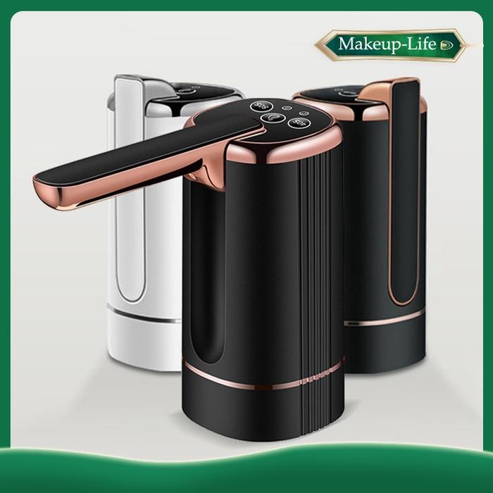 Pompa Air Galon Rechargeable Hitam Water Pump Pompa Dispenser Alat Penghisap Air Galon Elektrik
