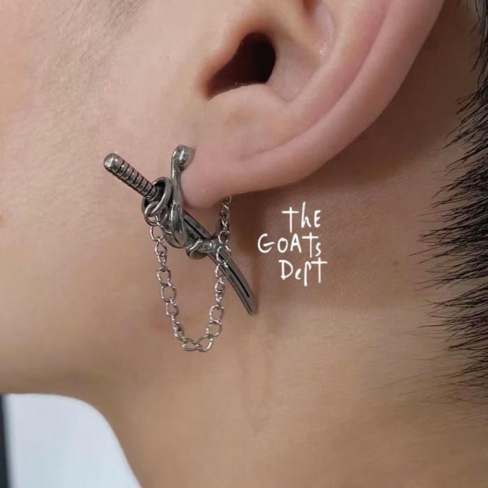 The Goats Dept - Zoro Going Merry Katana Earring / tgd924 anting model samurai kecil limited edition