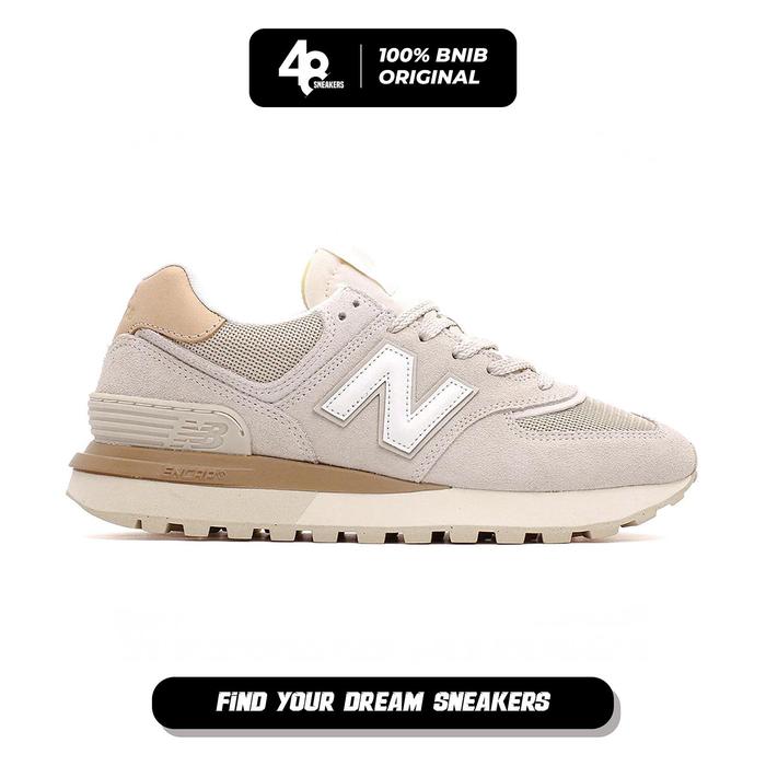 Sepatu Sneakers Unisex New Balance U574 Beige (U574LGDW) Original