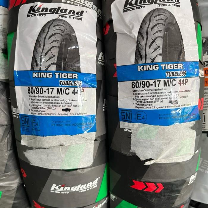 Ban Kingland 80/90 Ring 17 King Tiger Tubeless