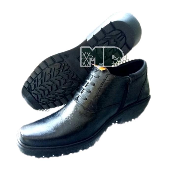 MANDIENS - Sepatu Pdh Pria Kulit Asli Merek Medali K175 Tapak Sol Tebal Koboi Tumit Klasik Elegan An