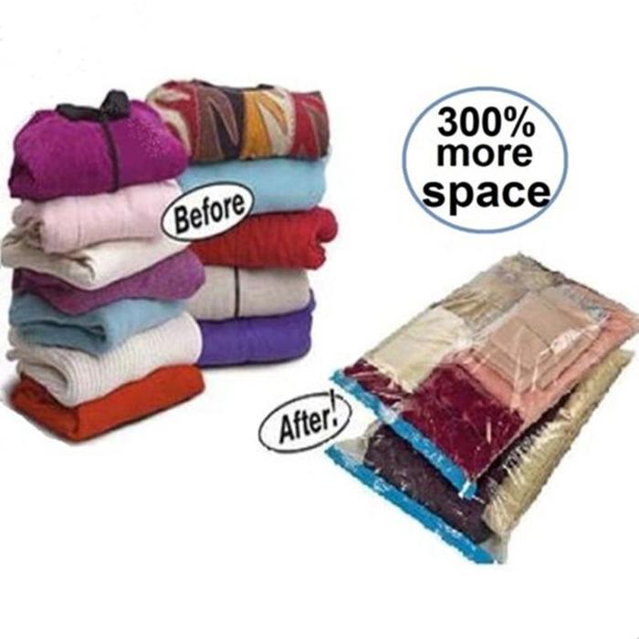 Plastik Vacuum Baju Laundry 70x50cm - YK-1000 - OMTP5ATP Transparent