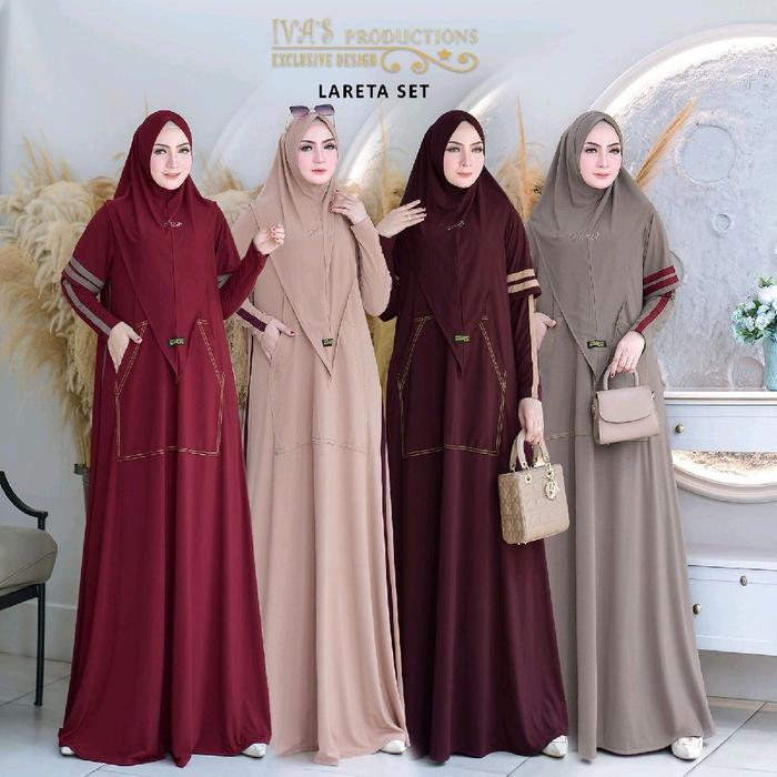 Gamis Lareta Set by Ivas Production