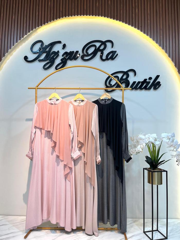 ZALIFA DRESS AMORA DRESS GAMIS WANITA MUSLIM FASHION