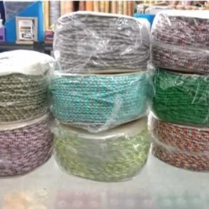 Tali Prusik Craft Kerajinan Tali Sepatu Ukuran 2mm 1 Roll Isi 40m untuk Masker ID Card Gelang Kalung