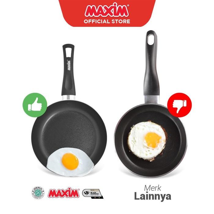 Frypan Maxim Valentino 24cm / Teflon Wajan Penggorengan Kuali Fry Pan