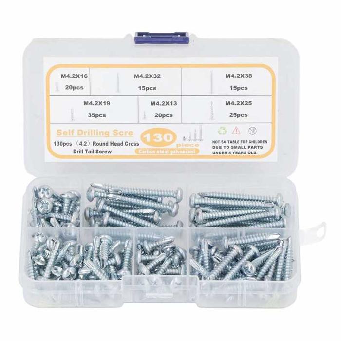 Self Drilling Screws Round Head Self Drilling Tapping Screw for