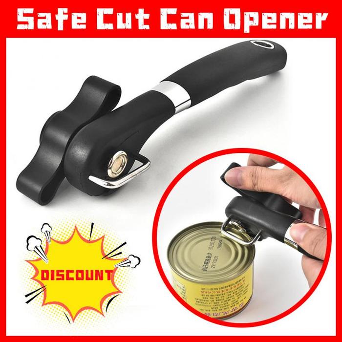 Safe Cut Can Opener Professional Stainless Steel Smooth Edge Can