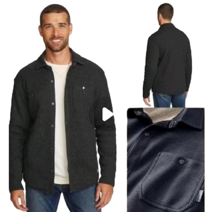 Kemeja sweater Pria Eddie Bauer
