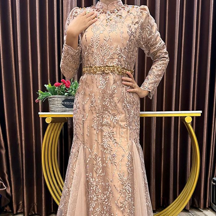 dres Ayunda duyung tile brukat