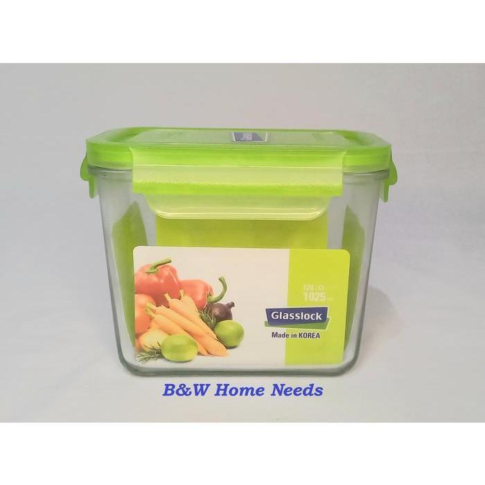 Glasslock Rectangle 1.025 Ml Mcrd 102