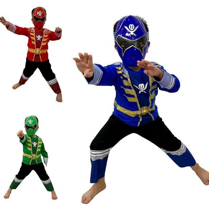 Ready Stok| Kostum Anaklaki Lak Power Rangers Mega Force Dapat Topeng |Best Quality