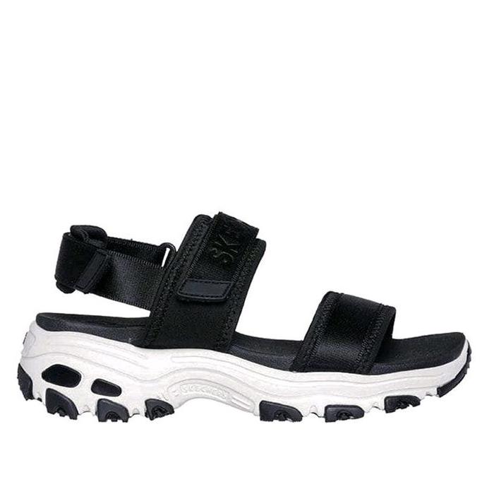 Sendal Skechers Arch Fit Wanita - Hitam SKE119853BLK - Cewek