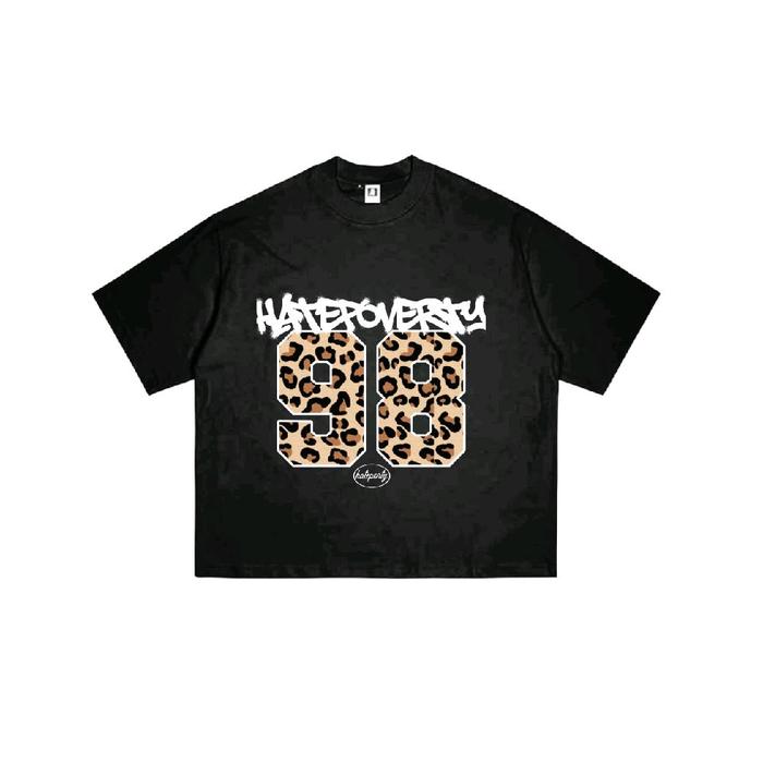 tshirt boxy hatepoverty cotton combed 16s