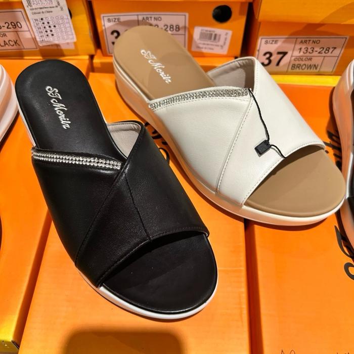 Sandal wanita wedges 5cm ST.MORITZ ori i26