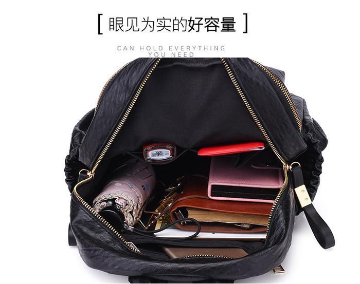 Tas Ransel Wanita Kulit Dbs0855 Backpack Cewek Premium Import Batam
