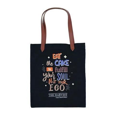 The Harvest - Tote Bag Eat Cake Black