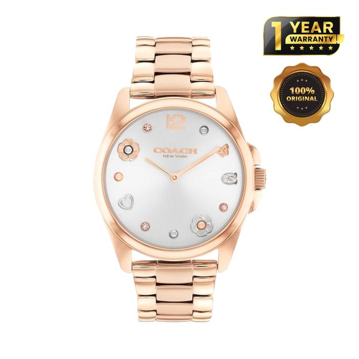 Coach GREYSON Watch Rose Gold Bracelet Type - 14504023