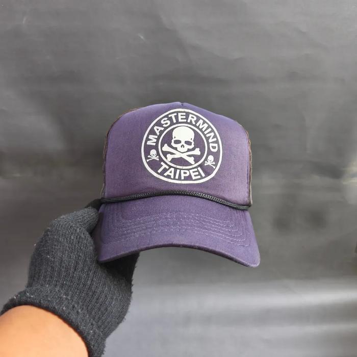 Topi Trucker Rope Hat Unsiex Pria Wanita MASTERMIND Navy