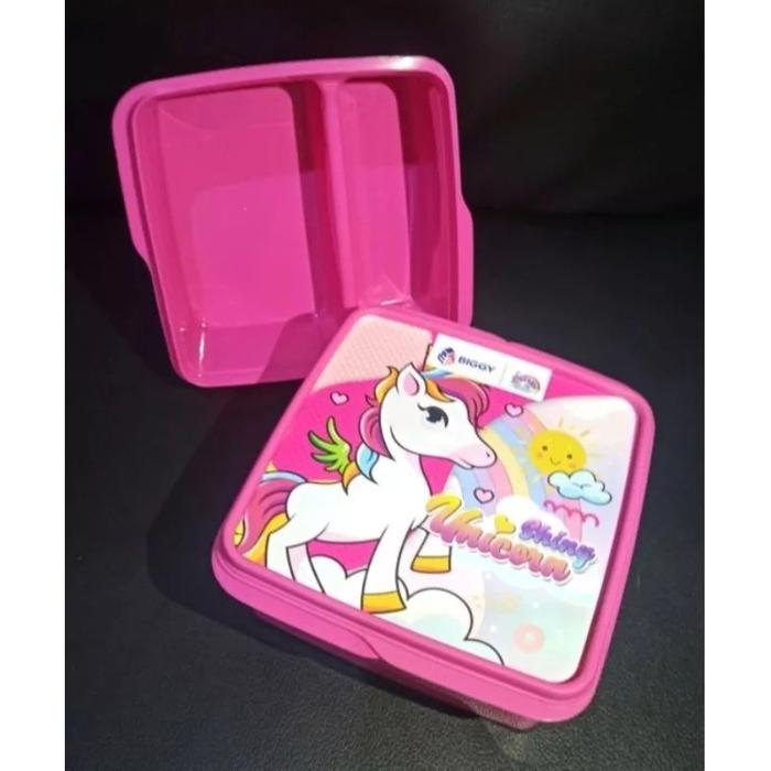 Lunch Box Souvenir Ulang Tahun Emoticon Lucky Food Grade