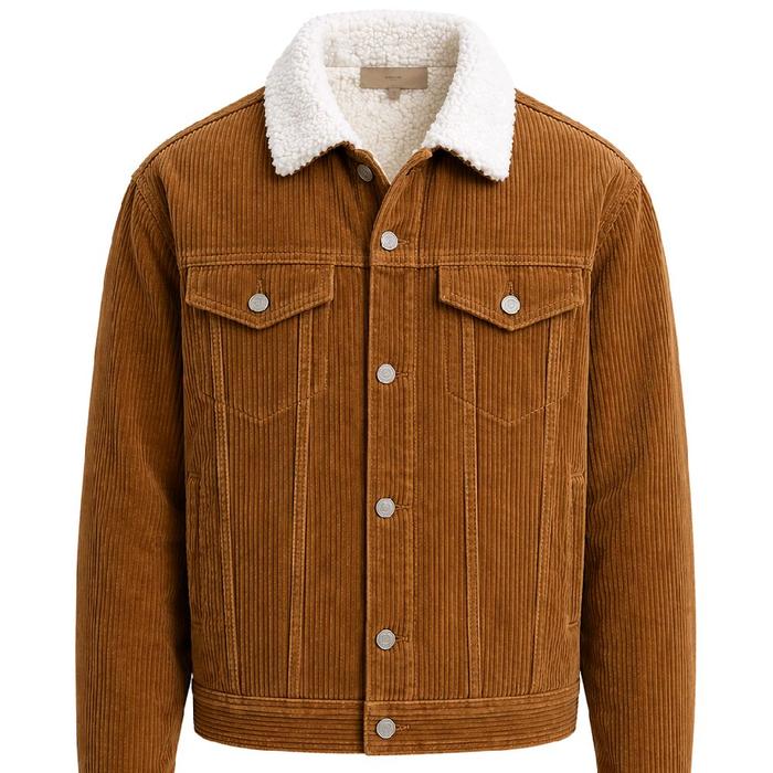 Jaket Trucker Corduroy / Jaket Jeans Corduroy Sherpa / Jaket Corduroy Bulu / Jaket Jeans Bulu / Jake