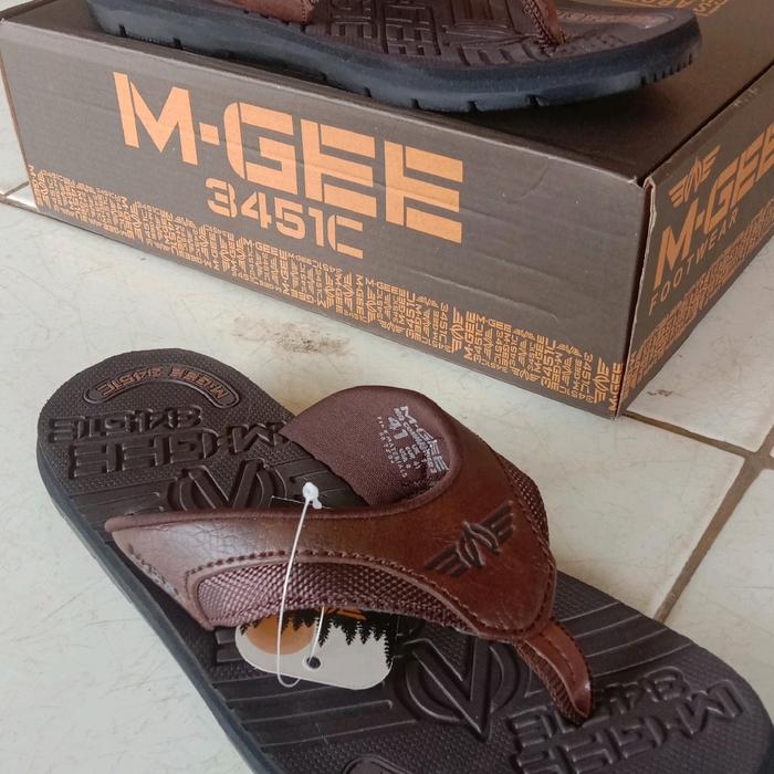 sendal M GEE ori bisa COD sendal asli pabrik MGee original kwualitas premium Sandal Pria Jepit Wanit