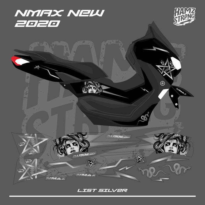 Striping Transparan Nmax New 2020 Satanic Medusa 666 OSEAN