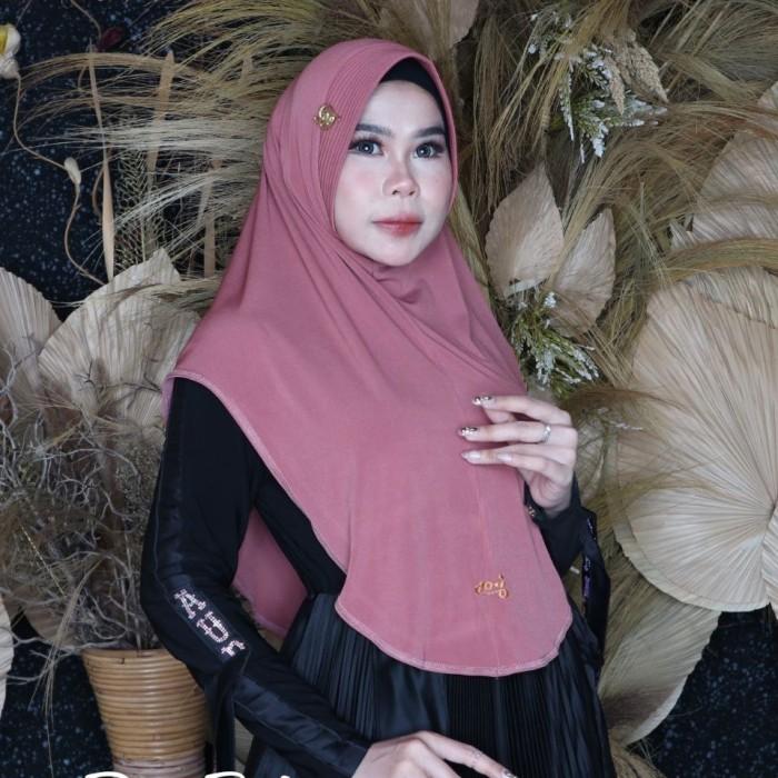 Hijab Instant Dewasa Oval s Kerudung Jilbab Premium Doa Ibu