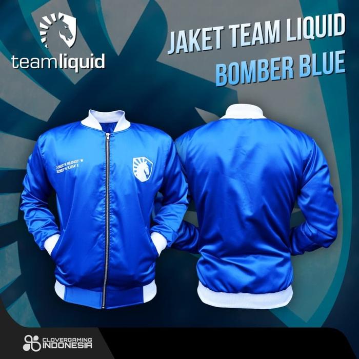 Jaket Team Liquid Bomber Blue