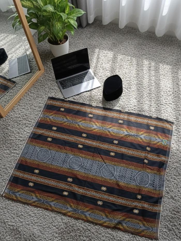 Lirboyo Sarung Jacquard Coklat Premium Motif Eksklusif N3 Kualitas Terbaik untuk Tampilan Elegan dan