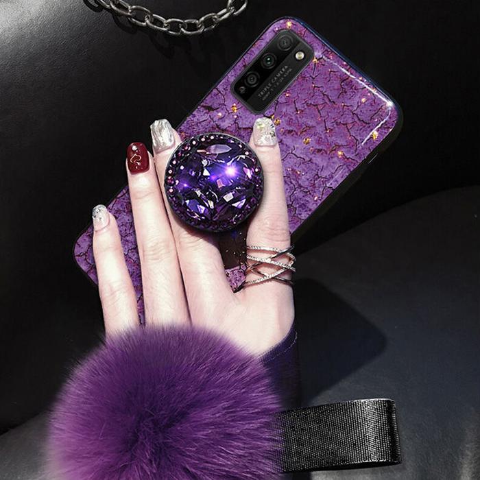 Silicone Glitter Marble Case For OPPO A32 A52 A72 A92 2020 A53 A73